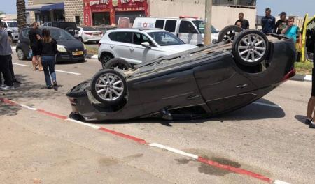 طمره : حادث طرق واصابات طفيفة